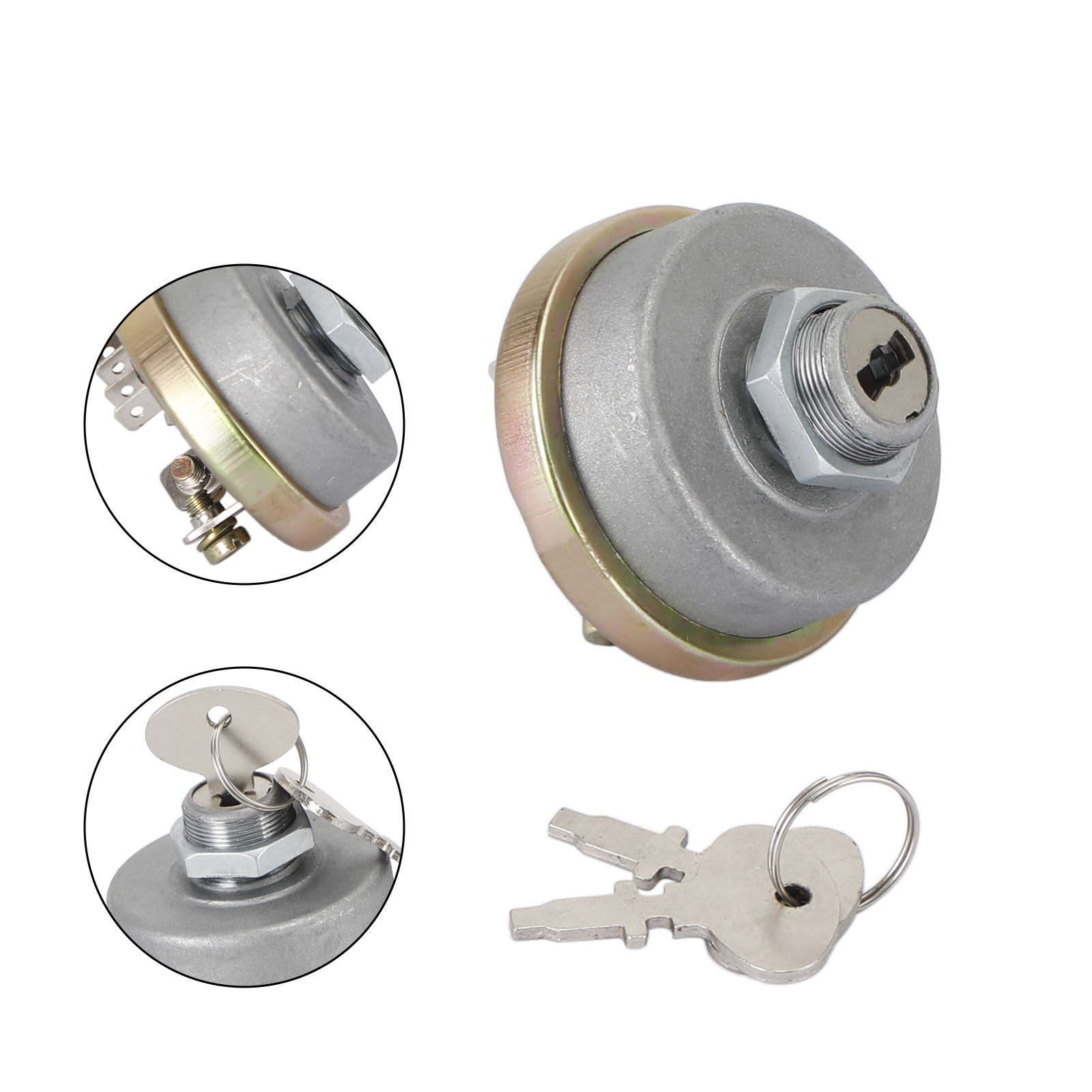 TX10953 Ignition Switch W/2 Keys Fits Long Tractors 2460 2610 350 360 445DT