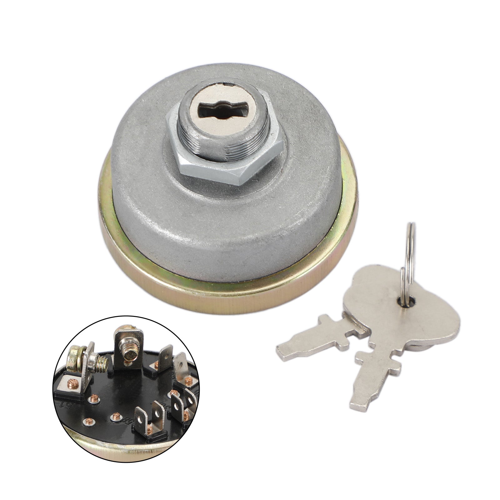 TX10953 Ignition Switch W/2 Keys Fits Long Tractors 2460 2610 350 360 445DT