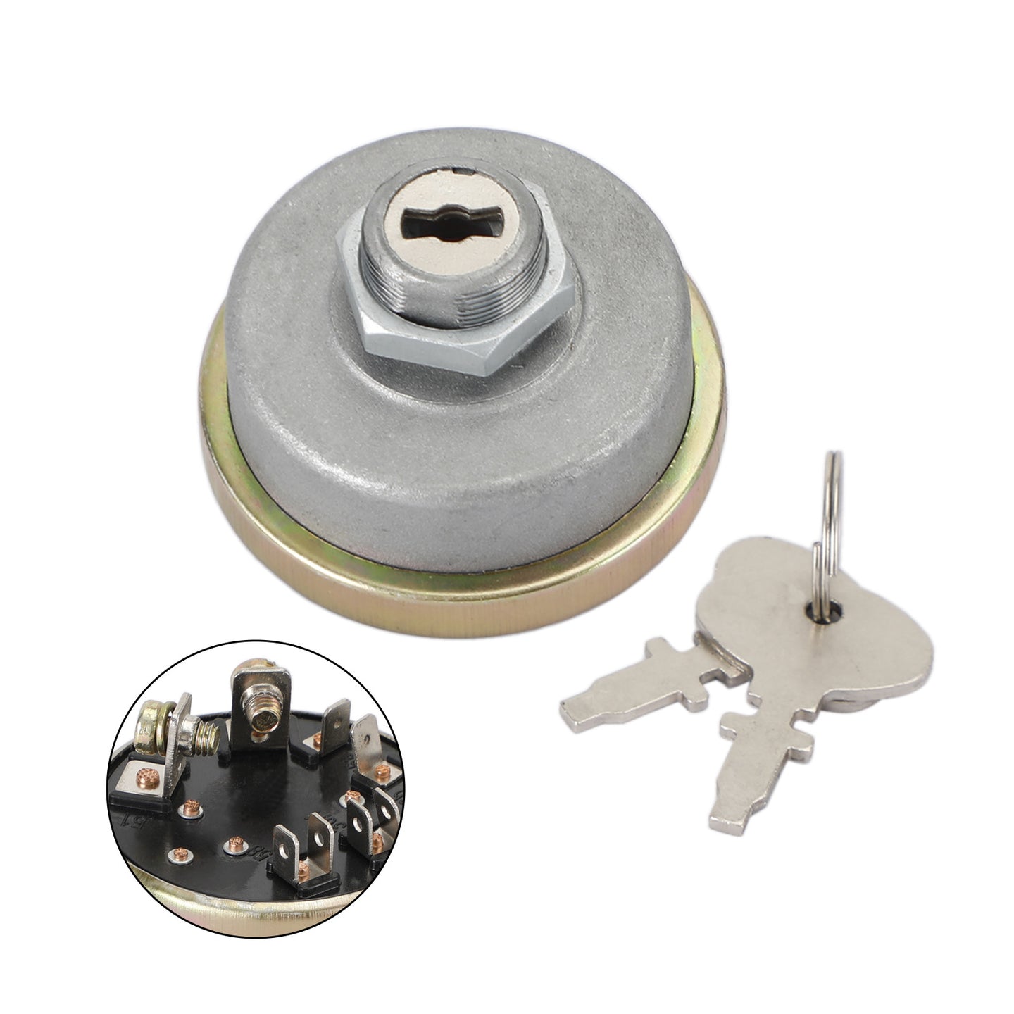 TX10953 Ignition Switch W/2 Keys Fits Long Tractors 2460 2610 350 360 445DT