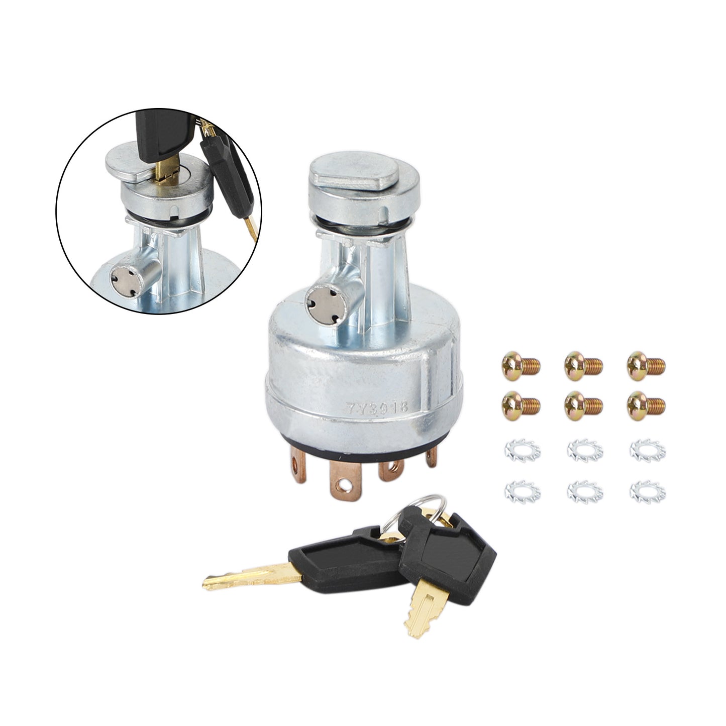 Ignition Switch 7Y3918 For Caterpillar 318B 318BN 320A 320AL 320L 321C 325C
