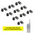 10Set Volume Control + Channel Selector Knob Cap For Motorola P6600 P6620 Radio