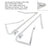 PR315500-LH +PR315500-RH Attic Ladder Hinge Arm Left+Right For Louisville Ladder