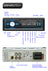 M4 Bluetooth Autoradio 1 Din Car Radio Stereo MP3 Player USB AUX FM AM RDS DAB+