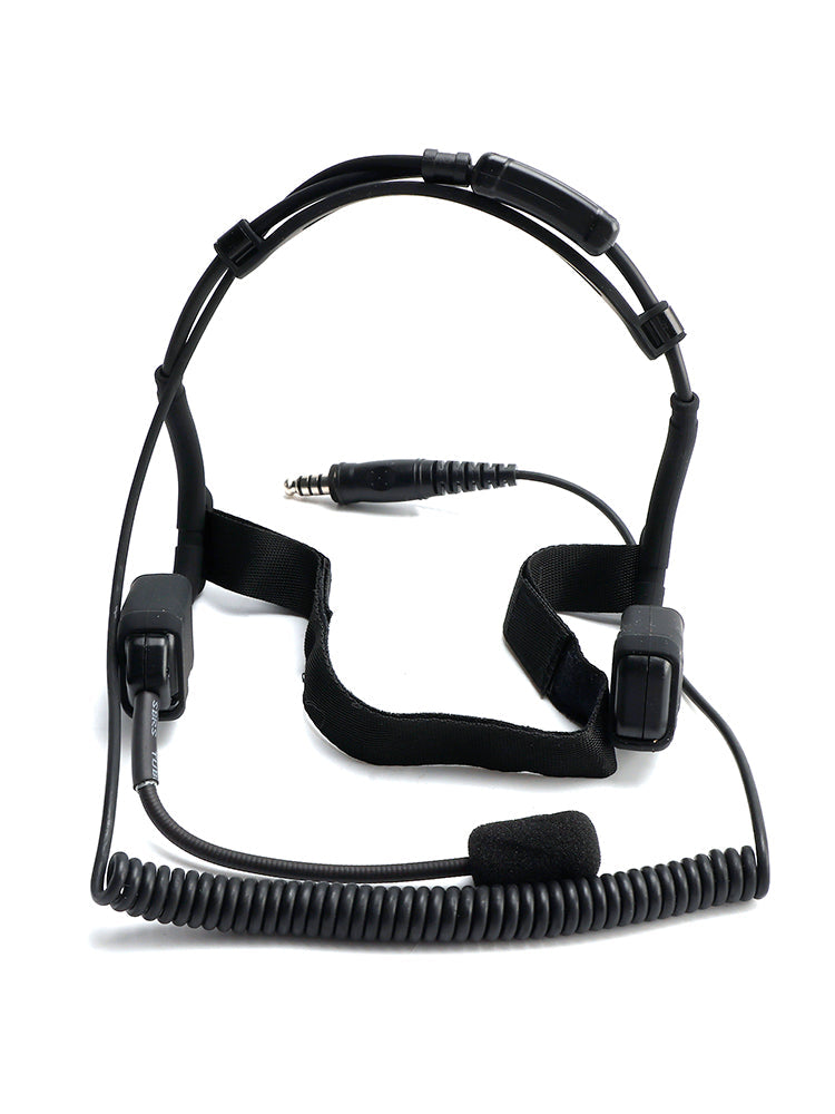 7.1-C9 Advanced Rear Mount Big Plug Tactical Earhook Bone Headphones Headset