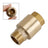 Brass Check Valve G1/2 51x30mm Male Female Thread Non-Return Backflow Prevention