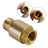 Brass Check Valve G1/2 51x30mm Male Female Thread Non-Return Backflow Prevention
