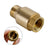 Brass Check Valve G1/2 51x30mm Male Female Thread Non-Return Backflow Prevention