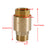 Brass Check Valve G1/2 51x30mm Male Female Thread Non-Return Backflow Prevention