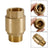 Brass Check Valve G1/2" G3/4" G1" M To F Thread Non-Return Backflow Prevention, G3/4"