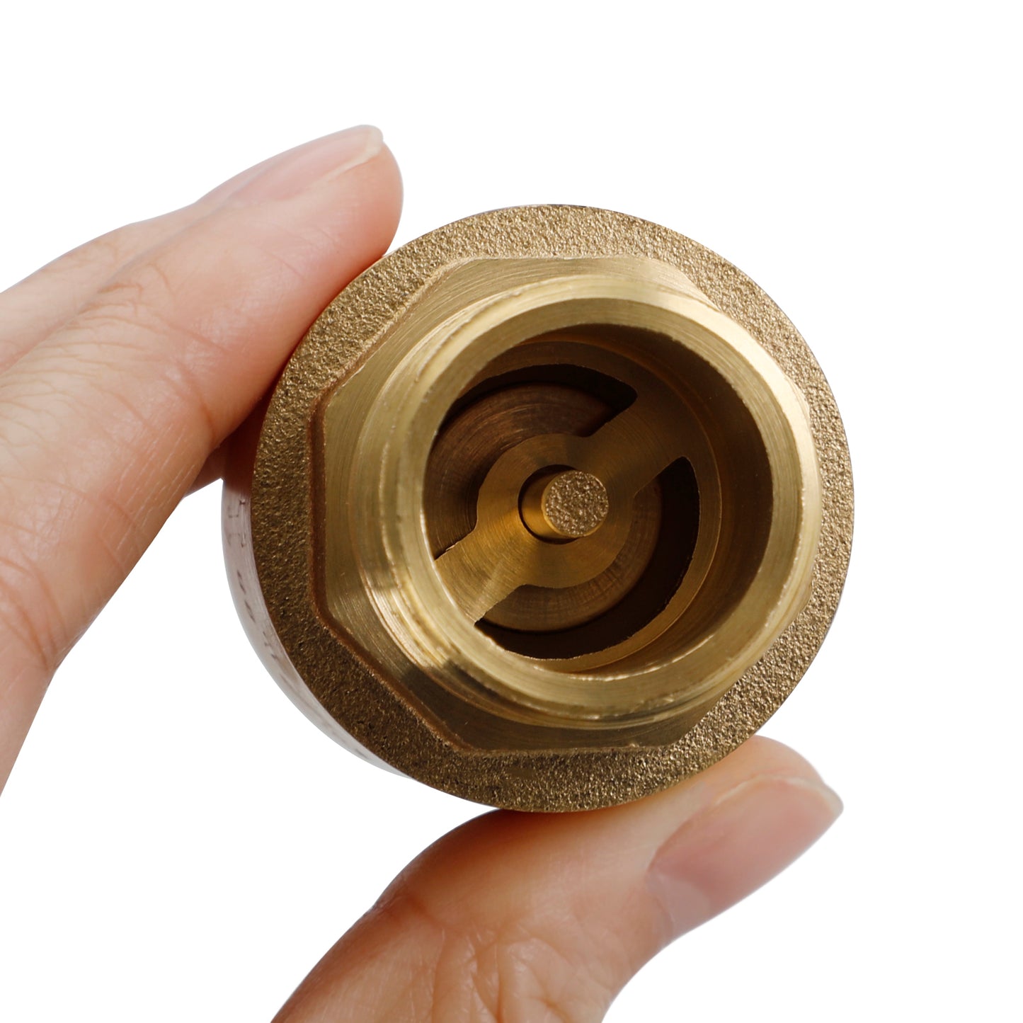 Brass Check Valve G1/2" G3/4" G1" M To F Thread Non-Return Backflow Prevention, G3/4"