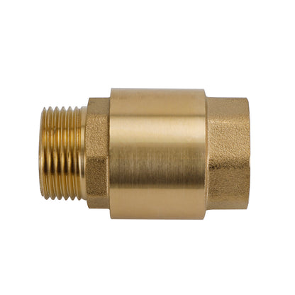 Brass Check Valve G1/2" G3/4" G1" M To F Thread Non-Return Backflow Prevention, G3/4"