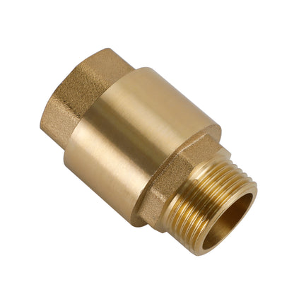 Brass Check Valve G1/2" G3/4" G1" M To F Thread Non-Return Backflow Prevention, G3/4"