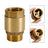 Brass Check Valve G1/2" G3/4" G1" M To F Thread Non-Return Backflow Prevention, G1"