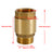 Brass Check Valve G1/2" G3/4" G1" M To F Thread Non-Return Backflow Prevention, G1"