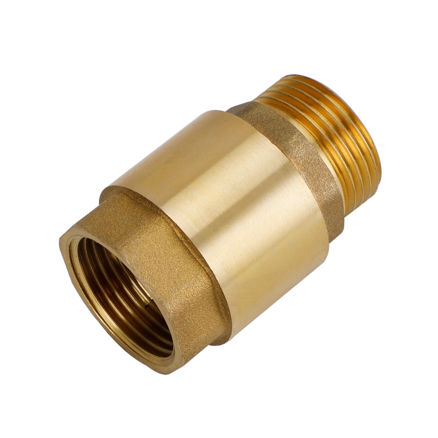 Brass Check Valve G1/2" G3/4" G1" M To F Thread Non-Return Backflow Prevention, G1"