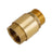 Brass Check Valve G1/2" G3/4" G1" M To F Thread Non-Return Backflow Prevention, G1"