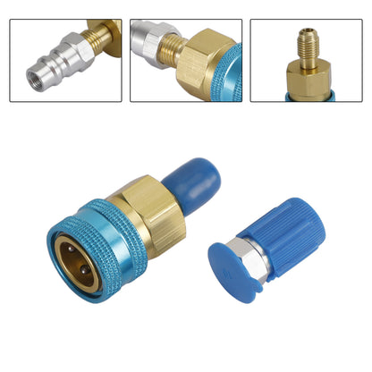 R1234YF To R134A Low Side Quick Coupler Hose Adapter Fitting Connector