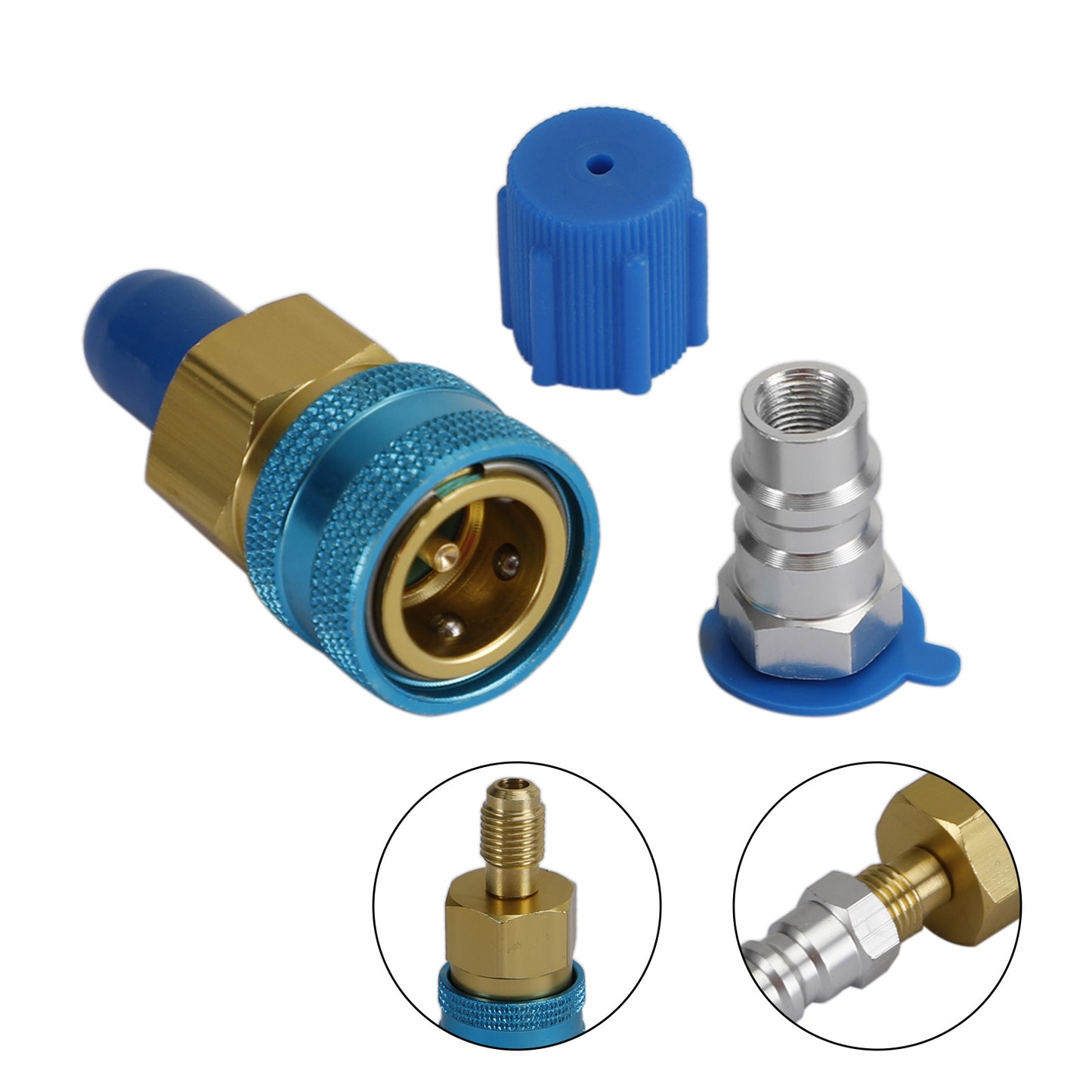 R1234YF To R134A Low Side Quick Coupler Hose Adapter Fitting Connector