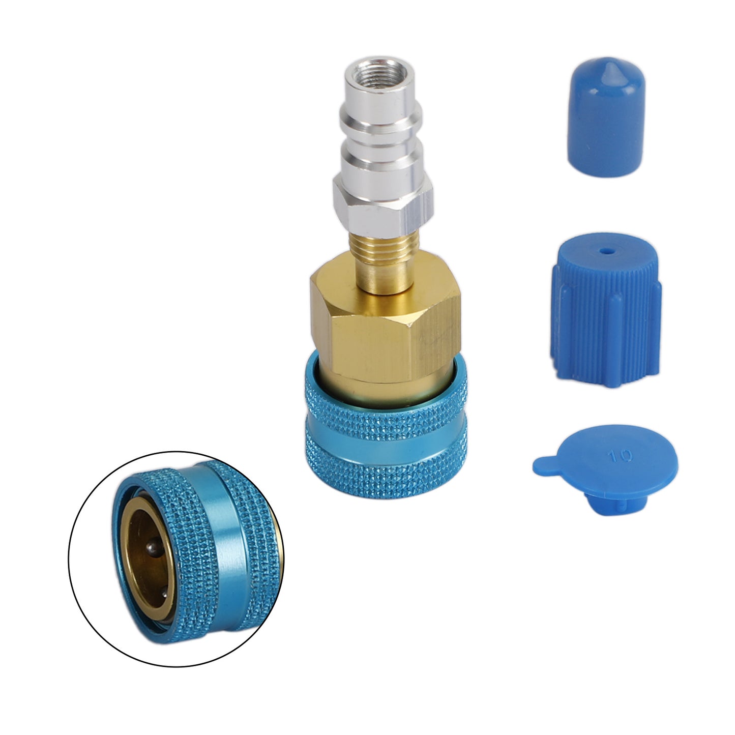 R1234YF To R134A Low Side Quick Coupler Hose Adapter Fitting Connector