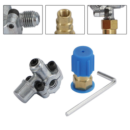 Refrigerant R12 R22 R134A A/C Retrofit Valve&BPV31 Bullet Piercing Tap Kits