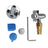 For Refrigerant R12 R22 R134A A/C Retrofit Valve&BPV31 Bullet Piercing Tap Kits