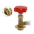 1/4" SAE R134a Refrigerant Brass AC Can Bottle Tap Adapter Opener Valve