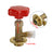 1/4" SAE R134a Refrigerant Brass AC Can Bottle Tap Adapter Opener Valve
