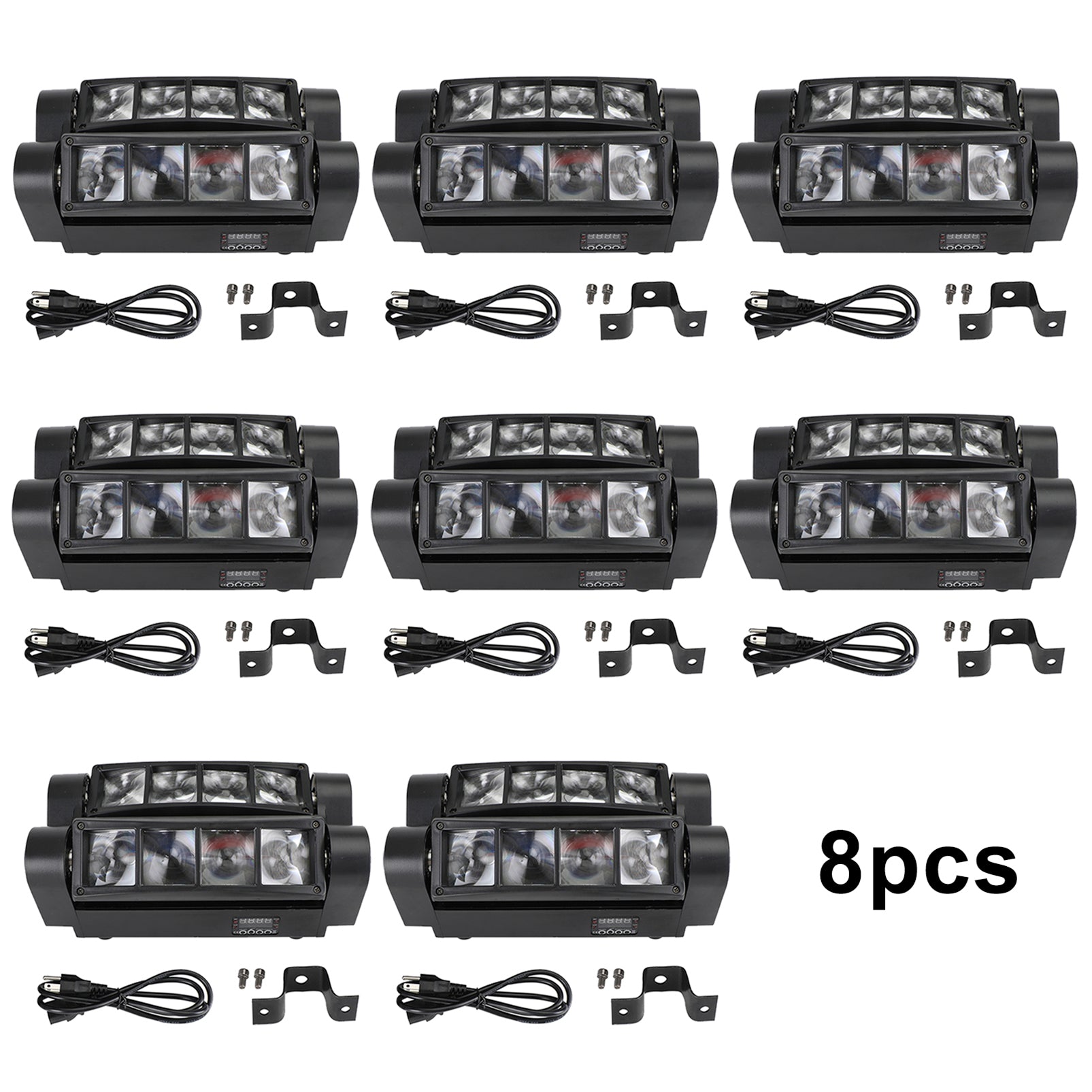 1/2/4/6/8 Pcs Beam Zoom Moving Head Stage Lighting Beam DMX Party DJ Lighting (Copy)
