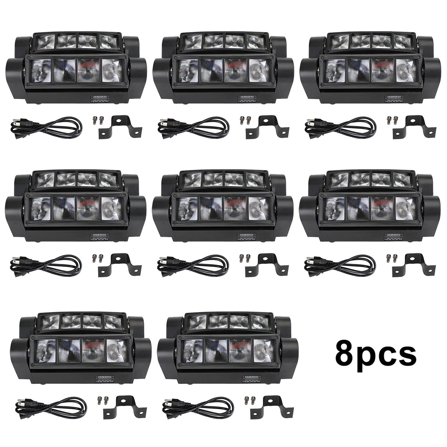 1/2/4/6/8 Pcs Beam Zoom Moving Head Stage Lighting Beam DMX Party DJ Lighting (Copy)
