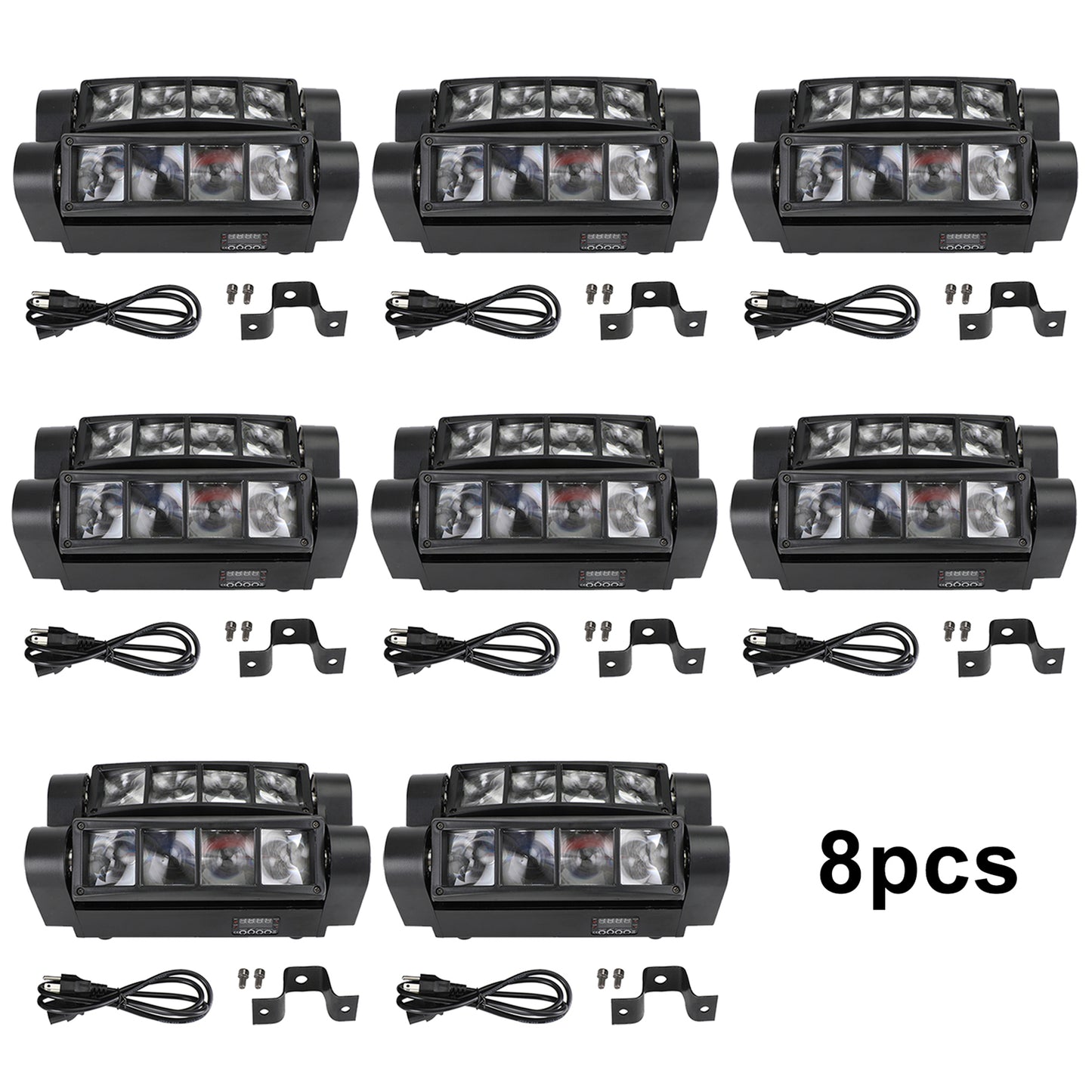 1/2/4/6/8 Pcs Beam Zoom Moving Head Stage Lighting Beam DMX Party DJ Lighting