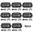 1/2/4/6/8 Pcs Beam Zoom Moving Head Stage Lighting Beam DMX Party DJ Lighting (Copy)