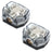 Heat resistant Splitter Clear Cover Nickel Plated 2pcs Distribution Block 1x0 In 2x0 GA Out Splitter Fusebox plastic housing for Car Audio Marine