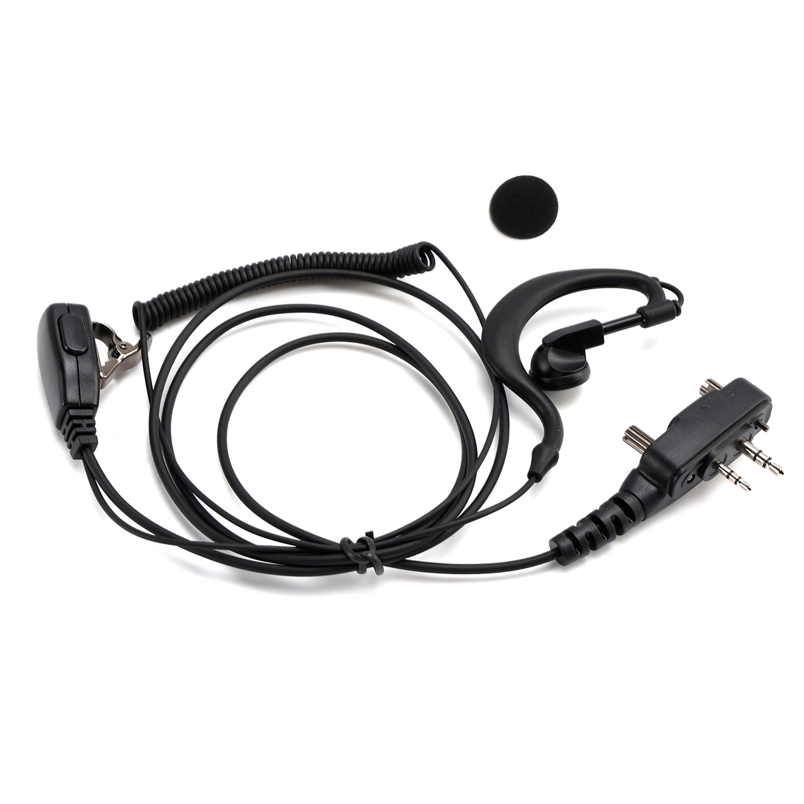 ICOM F1000-011 Curved Earhook Headset For ICOM U86 F4033 V88 U88 G88 T10 Radio
