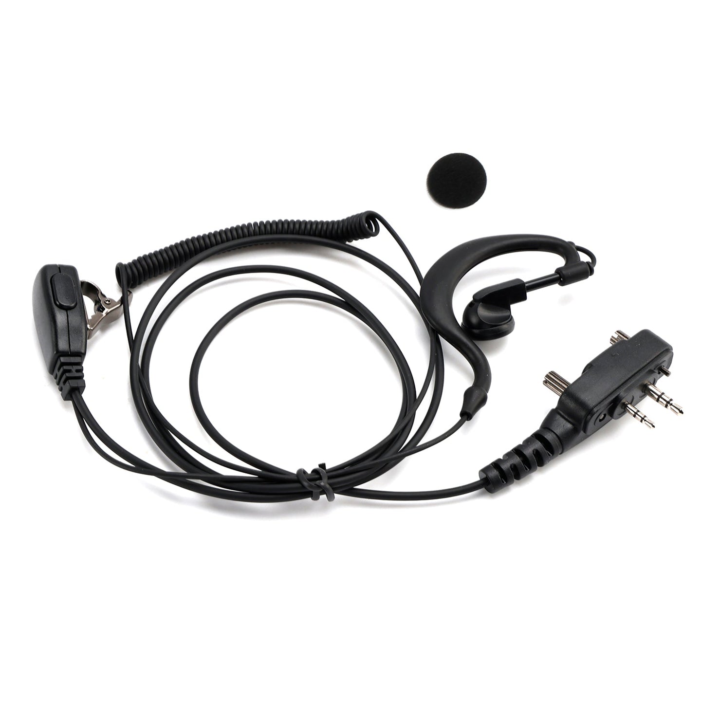 ICOM F1000-011 Curved Earhook Headset For ICOM U86 F4033 V88 U88 G88 T10 Radio