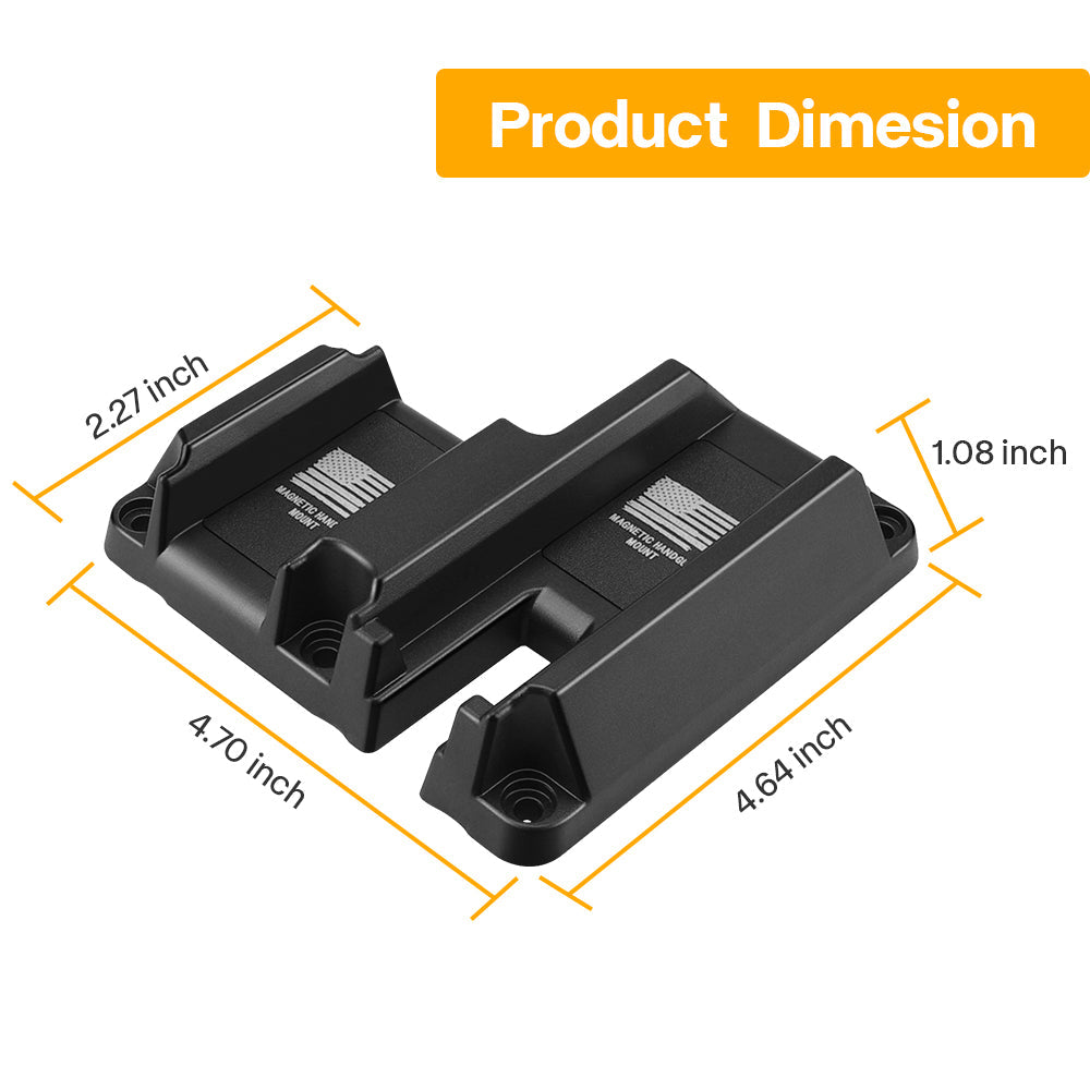 Double Layer ClipGun Magnet Mount Magnetic Concealed Pistol Holster (Copy)