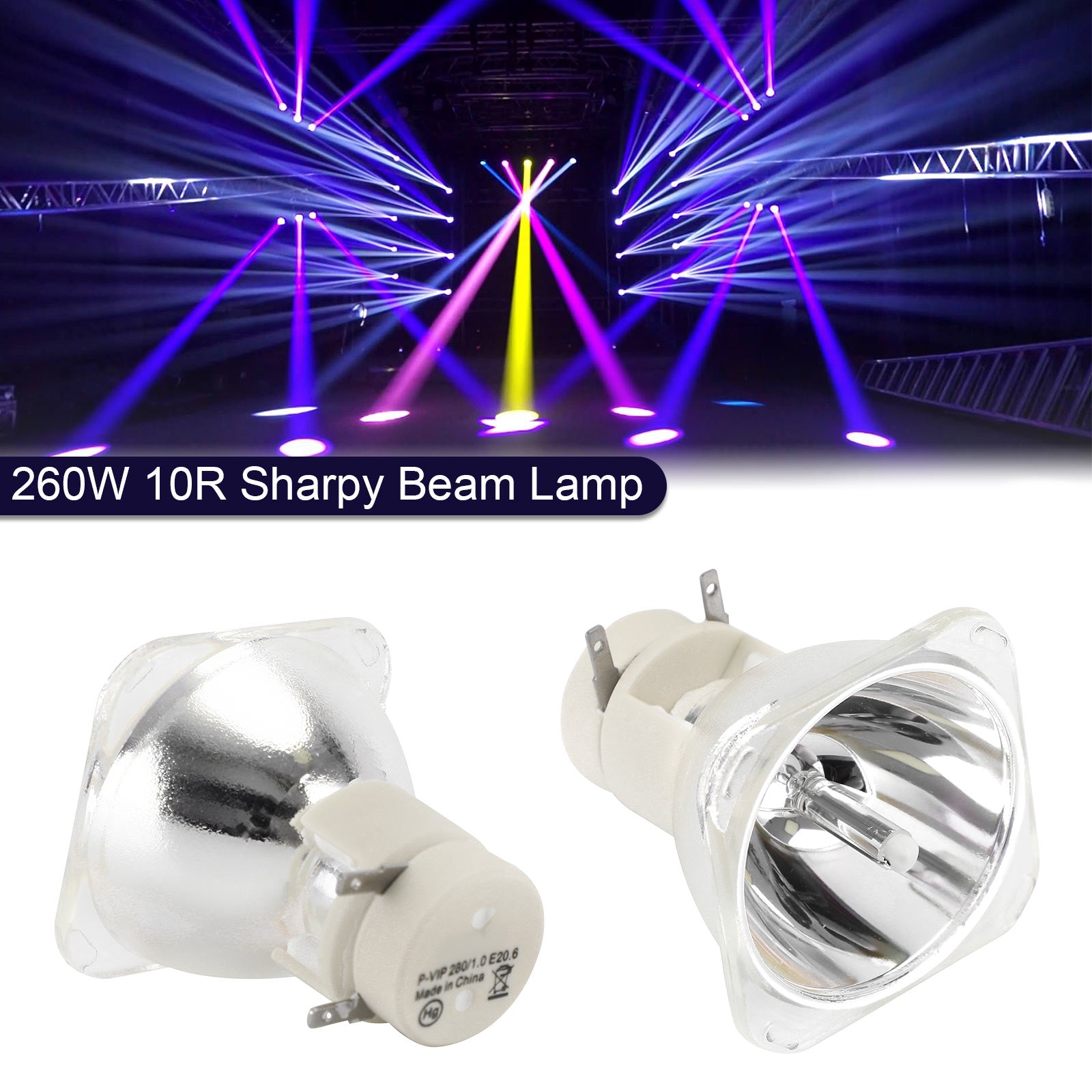 Replacement 10R 260W Bulb – Sharpy Beam Moving Head Stage Lamp
