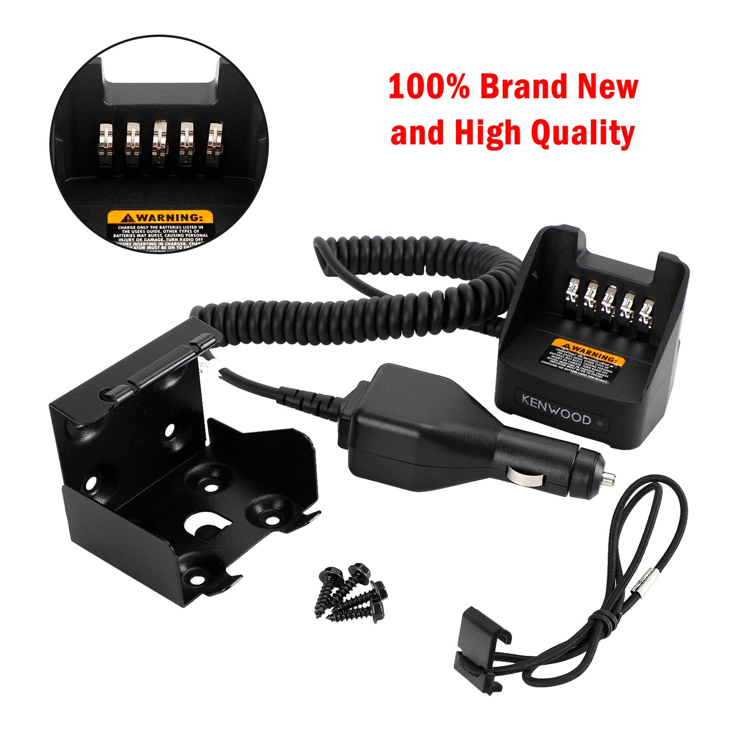 KVC-21 Car Battery Charger For Kenwood NX-200 NX-300 NX-5200 TK-2180 TK-3180