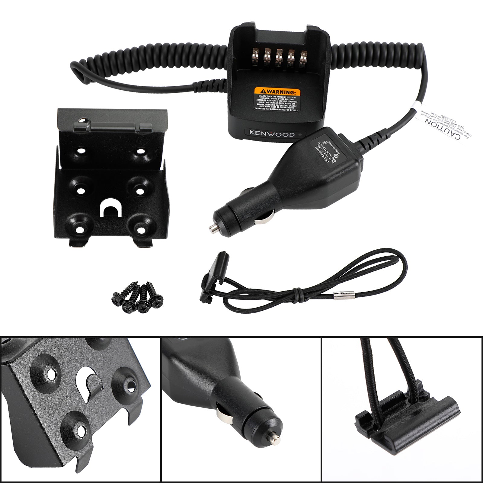 KVC-21 Car Battery Charger For Kenwood NX-200 NX-300 NX-5200 TK-2180 TK-3180