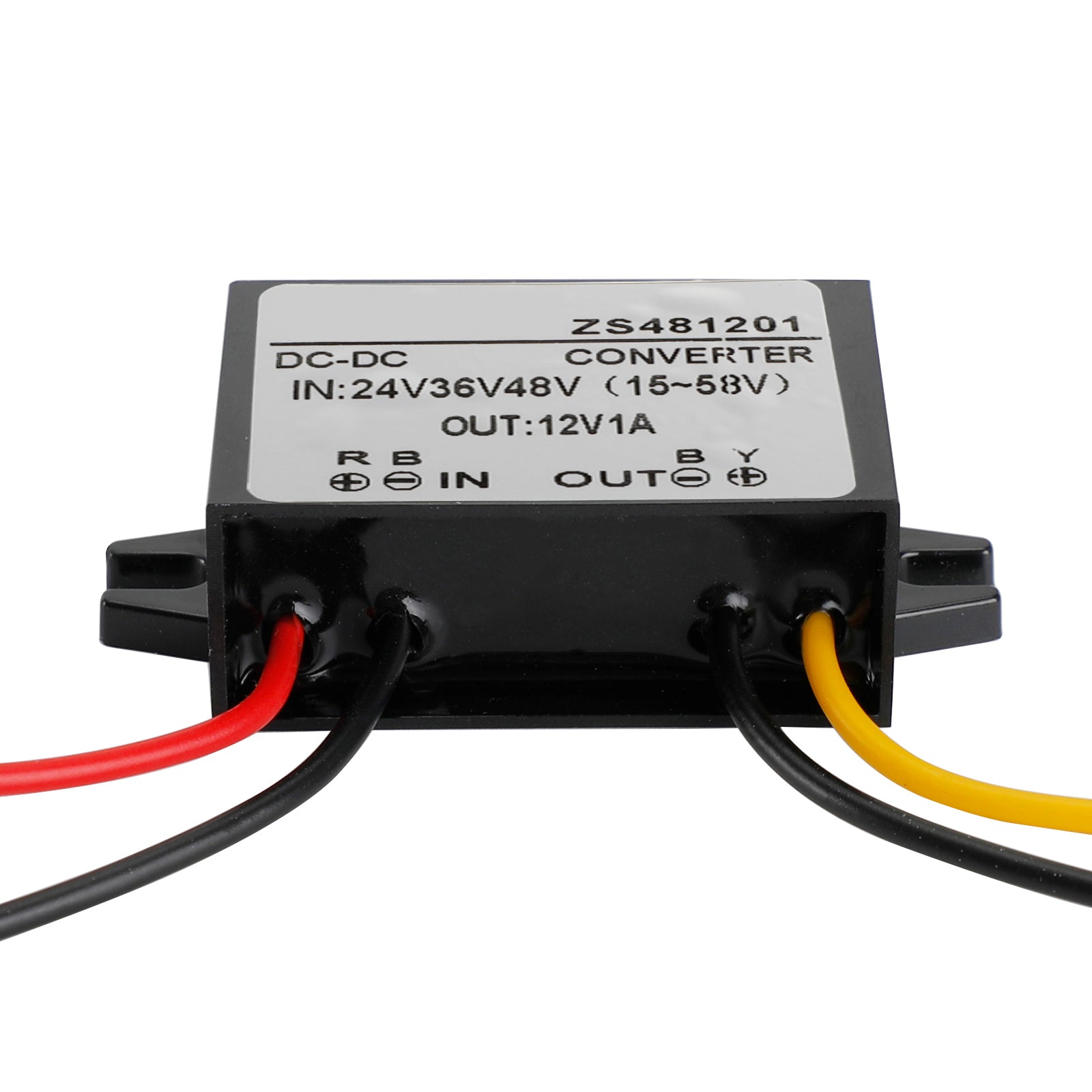 Waterproof Buck Step Down Converter DC24V 36V 48V to DC12V 1A Car Power Module