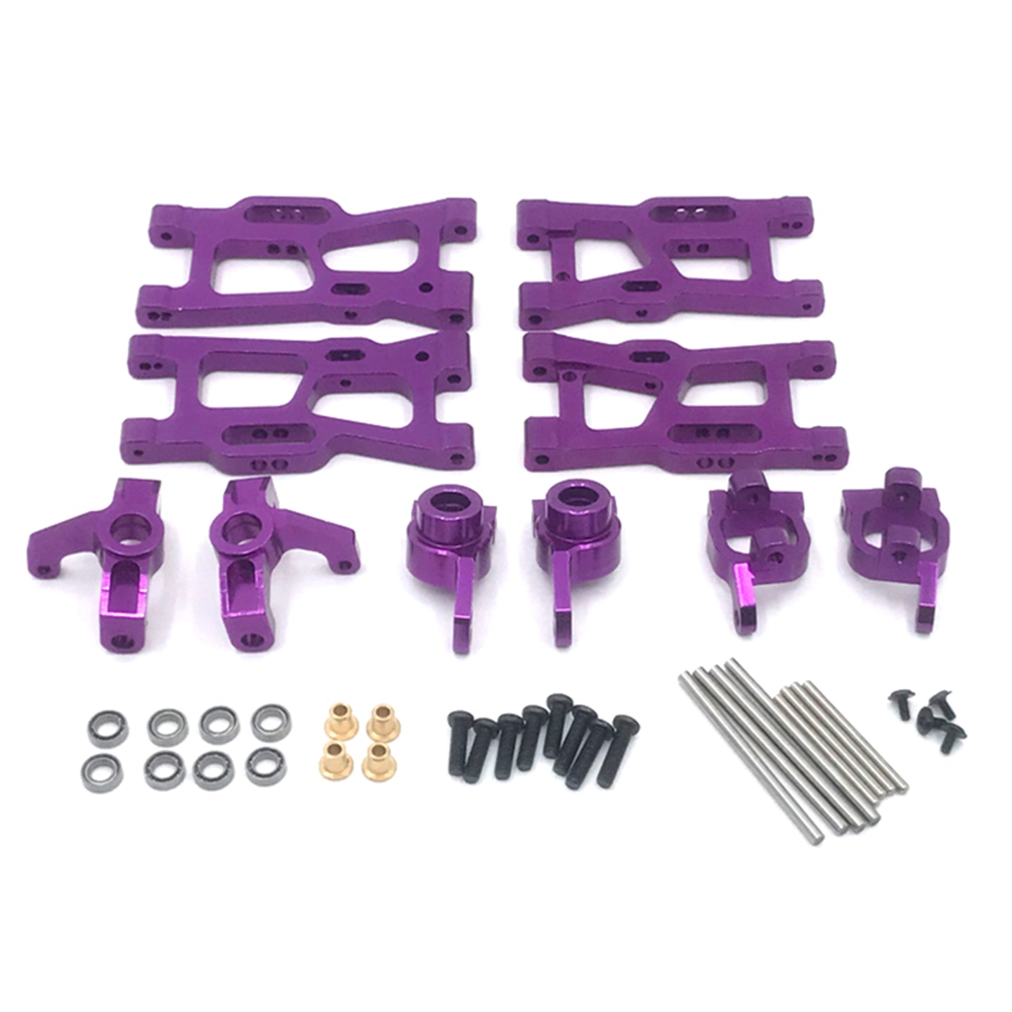 Metal Full Set RC Parts Kit For Wltoys 144001 144002 124016 124017 124018 124019