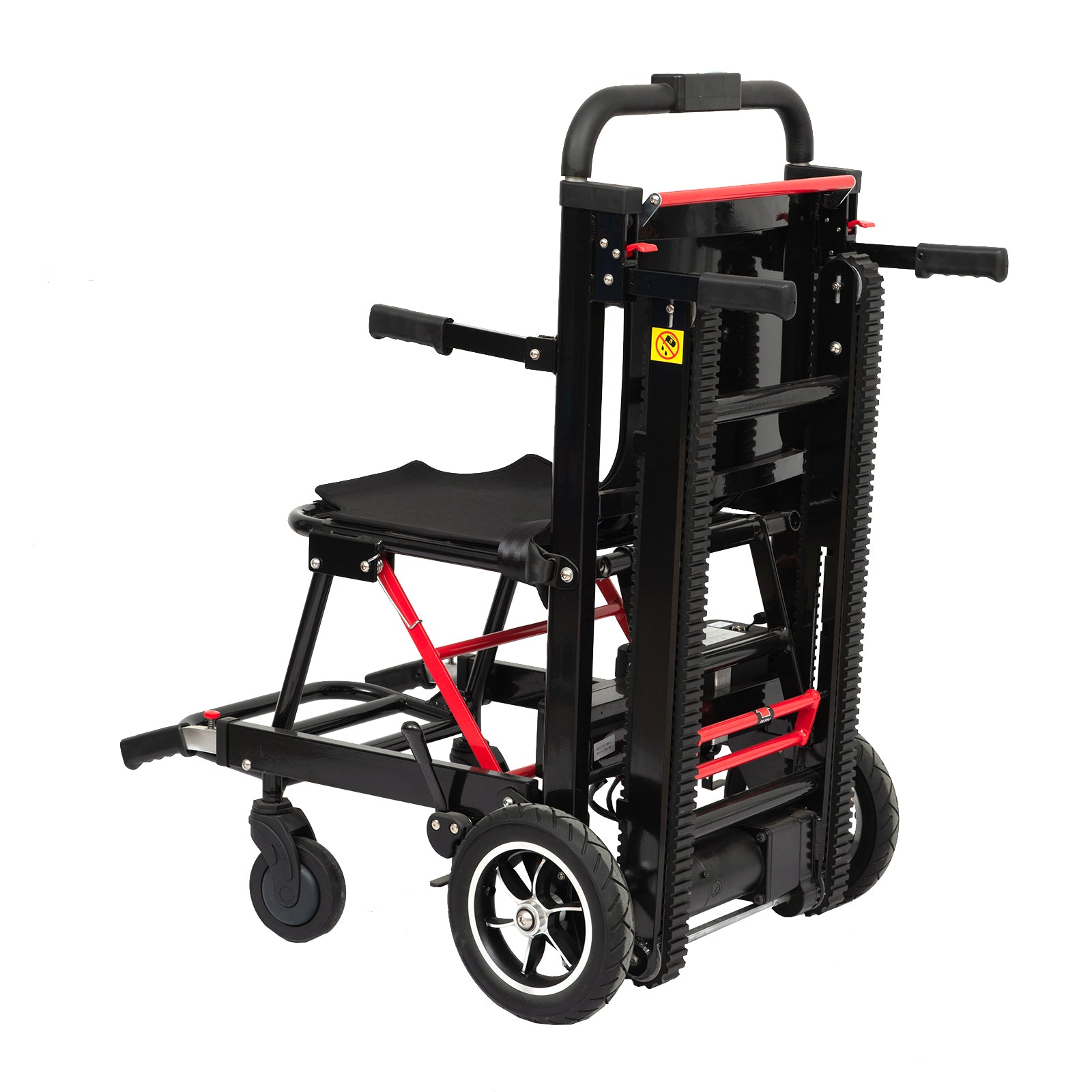 Motorized Stair Climbing Wheelchair with Powered Tracks, Portable Evacuation Stair Lift Chair for Seniors & Disabled, 350 lbs Capacity