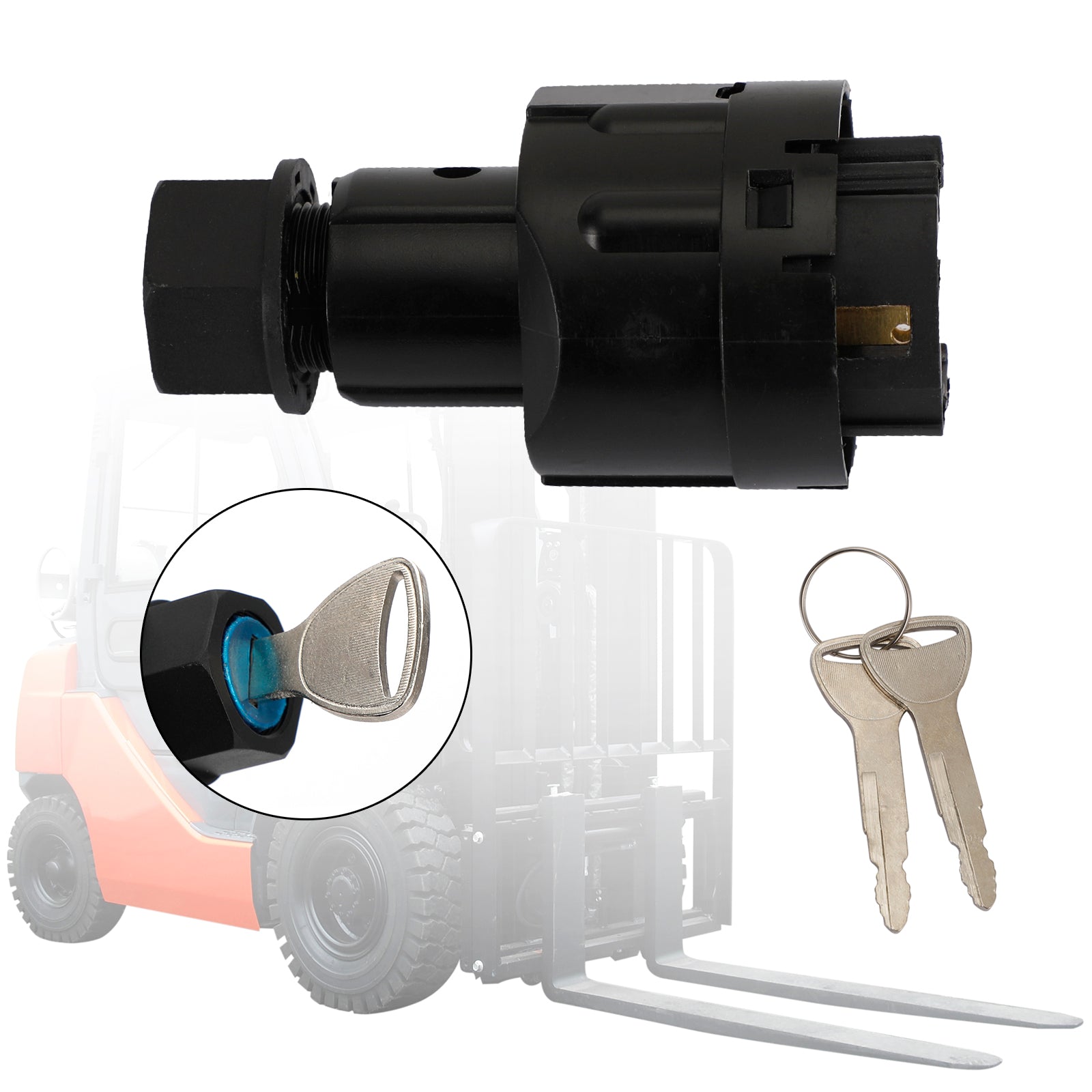 Ignition Switch W/2 Keys 57590-23333-71 For Toyota Forklift Truck