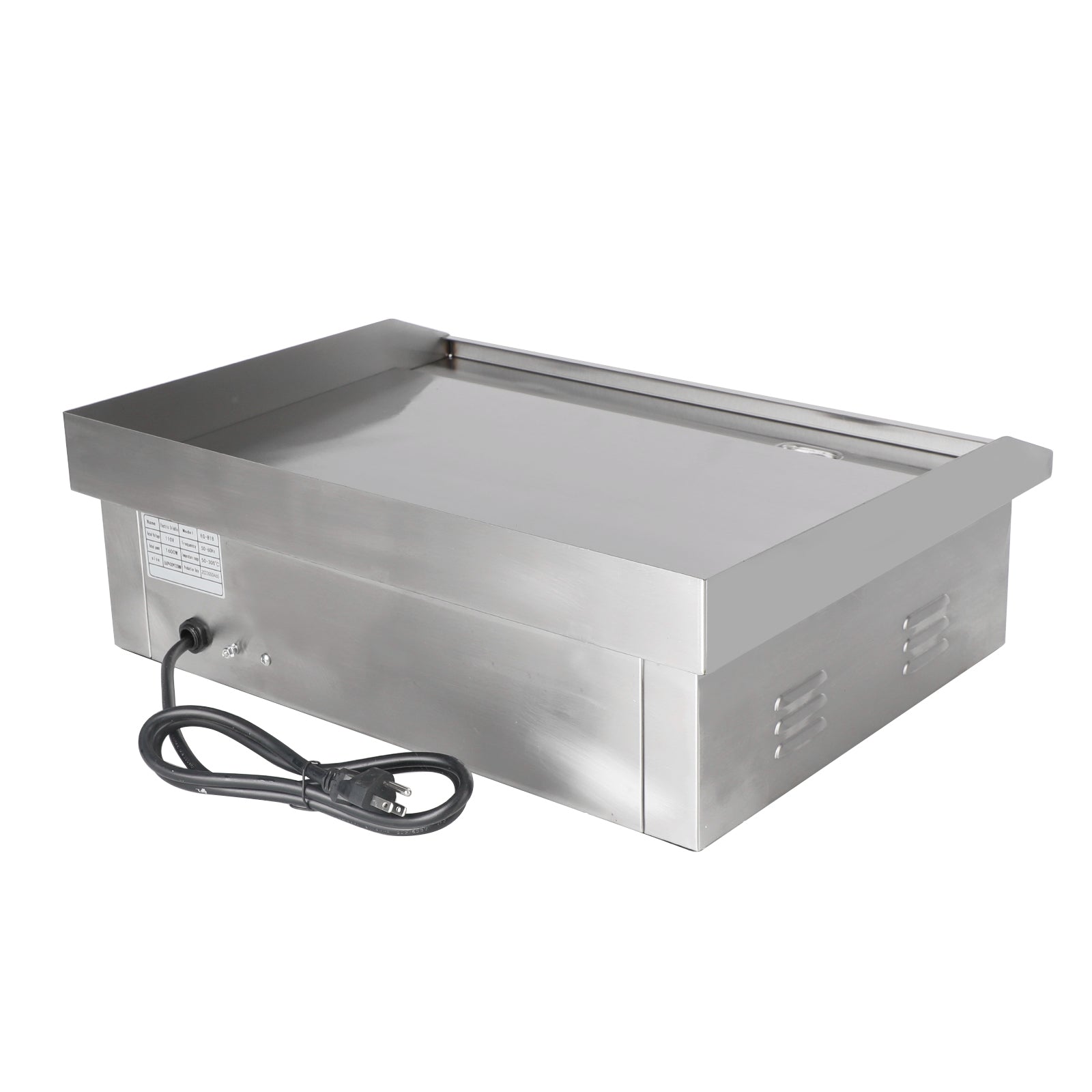 22-Inch Commercial Electric Griddle 3000W Countertop Griddle Electric Flat Top Grill