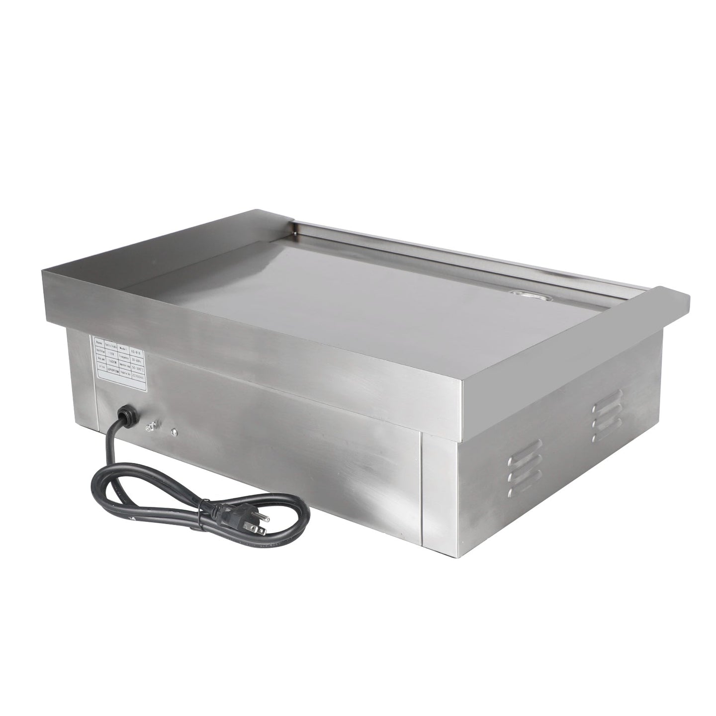 22-Inch Commercial Electric Griddle 3000W Countertop Griddle Electric Flat Top Grill