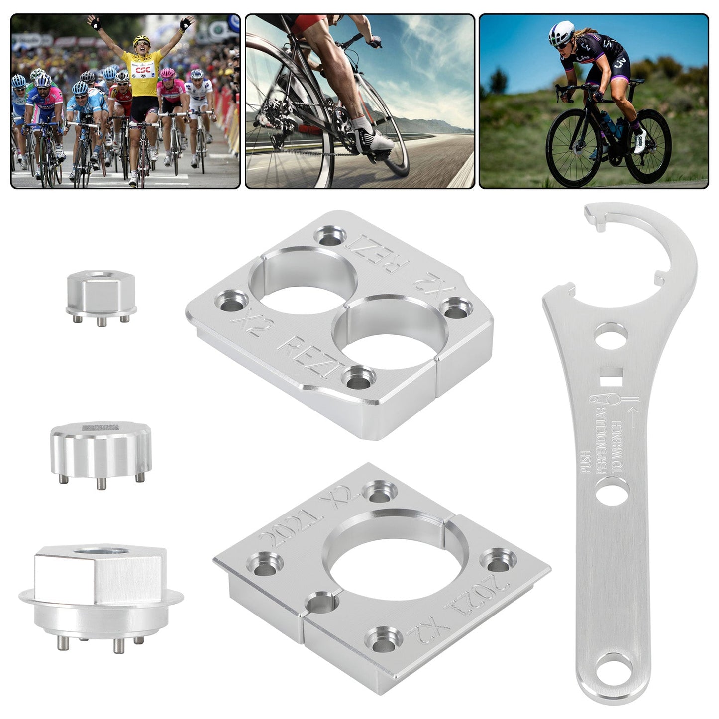 Float Shock Rebuild Kit Clamp+Sealhead+4 Sockets Fox X2 2021