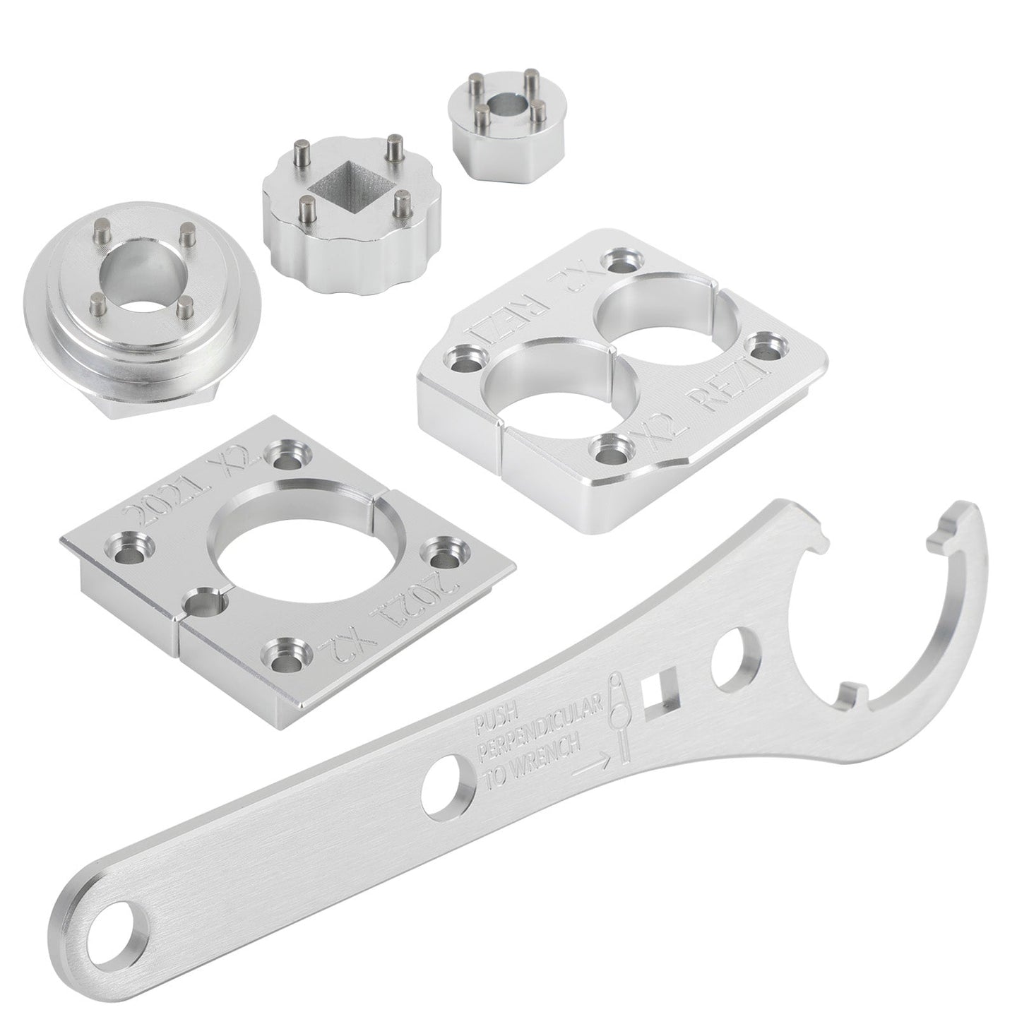 Float Shock Rebuild Kit Clamp+Sealhead+4 Sockets Fox X2 2021 (Copy)