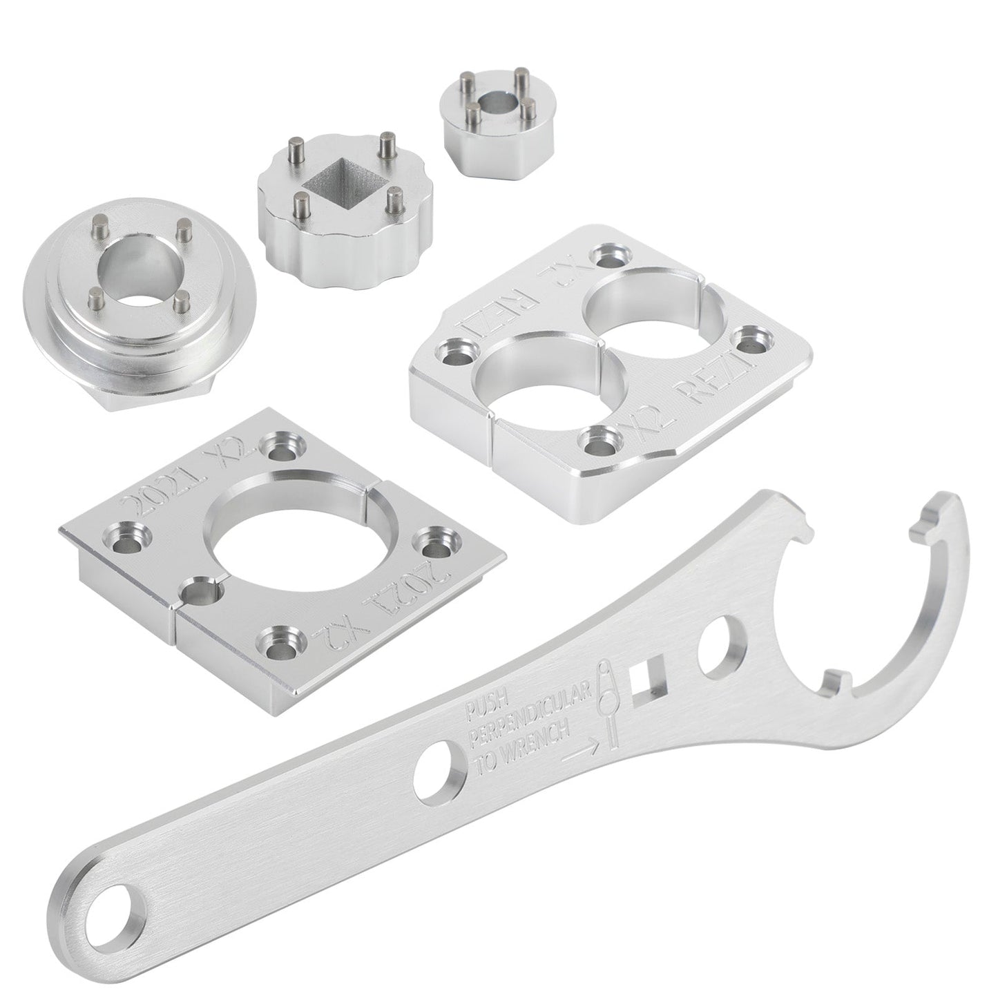 Float Shock Rebuild Kit Clamp+Sealhead+4 Sockets Fox X2 2021