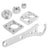 Float Shock Rebuild Kit Clamp+Sealhead+4 Sockets Fox X2 2021 (Copy)