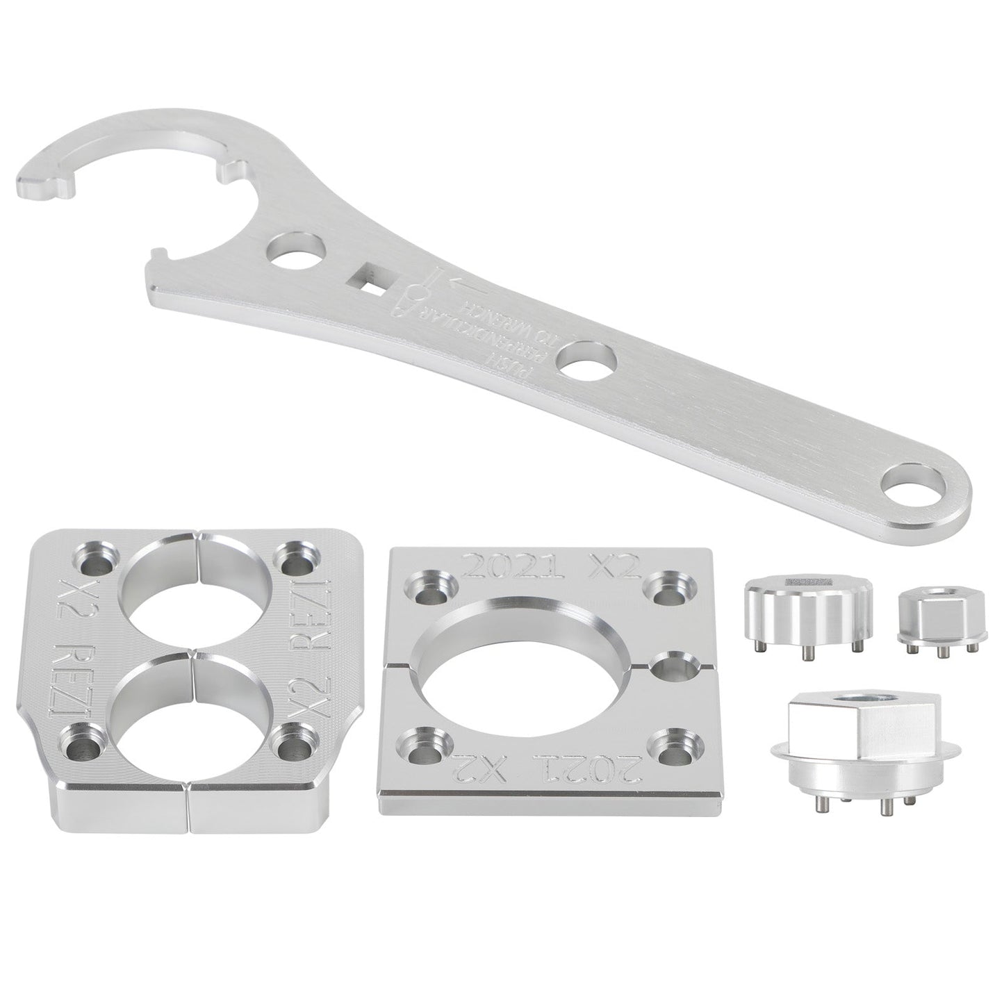 Float Shock Rebuild Kit Clamp+Sealhead+4 Sockets Fox X2 2021