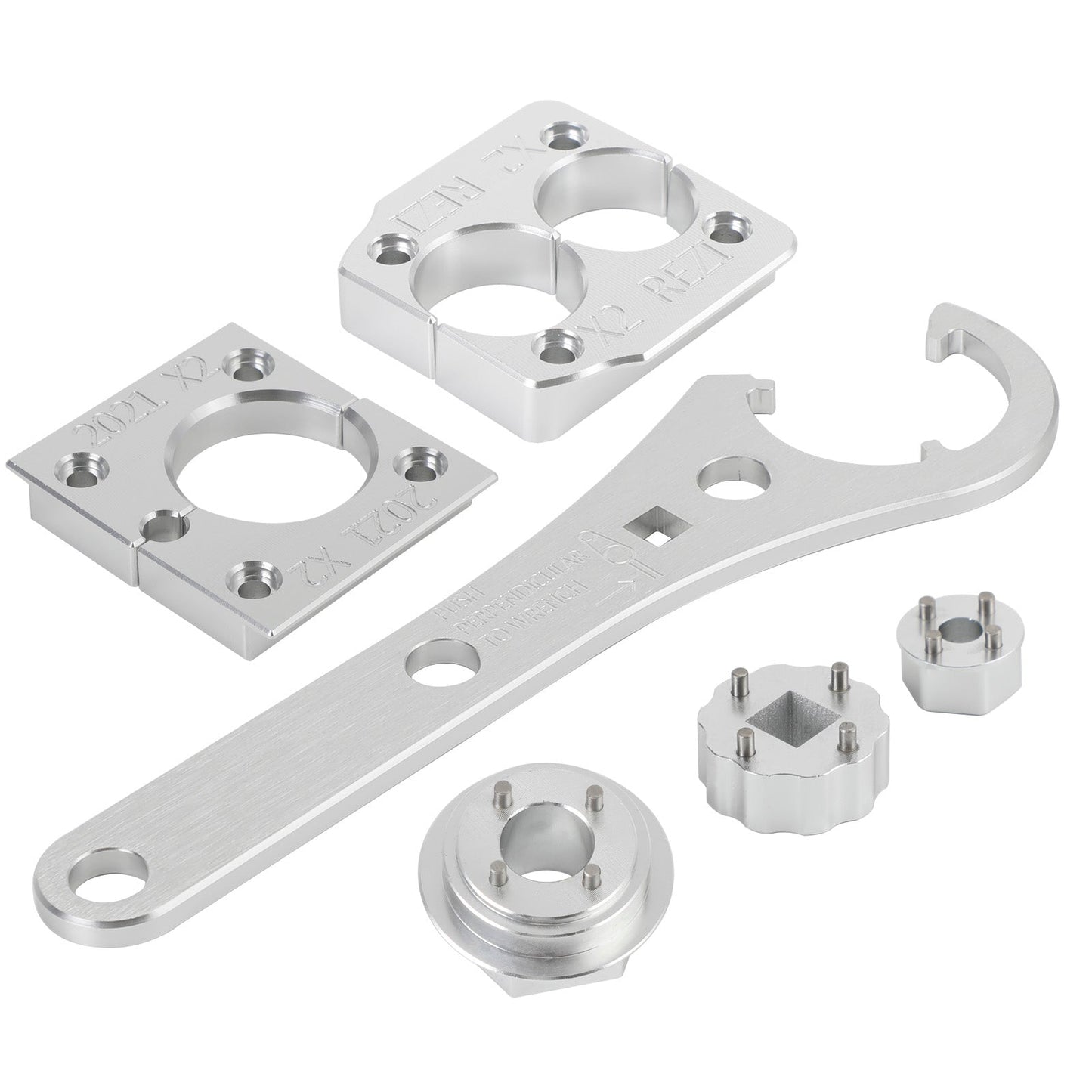 Float Shock Rebuild Kit Clamp+Sealhead+4 Sockets Fox X2 2021